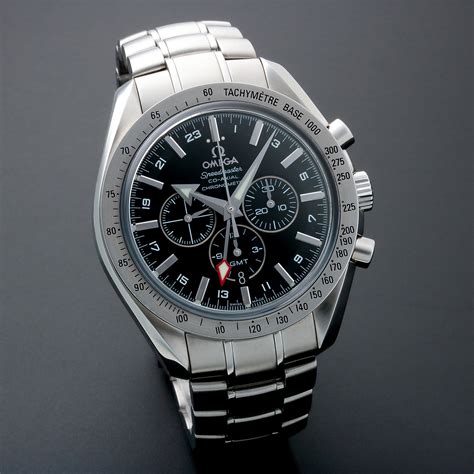 omega speedmaster gmt chronograph|omega speedmaster price chart.